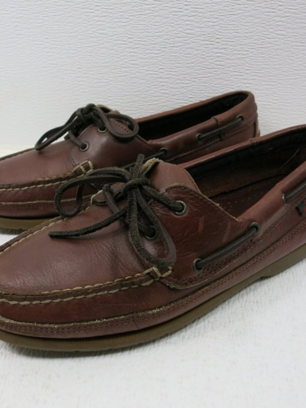 Dockmasters Oil Tanned Leather Boat Deck Shoes Men's Casual Footwear Sz 8 W